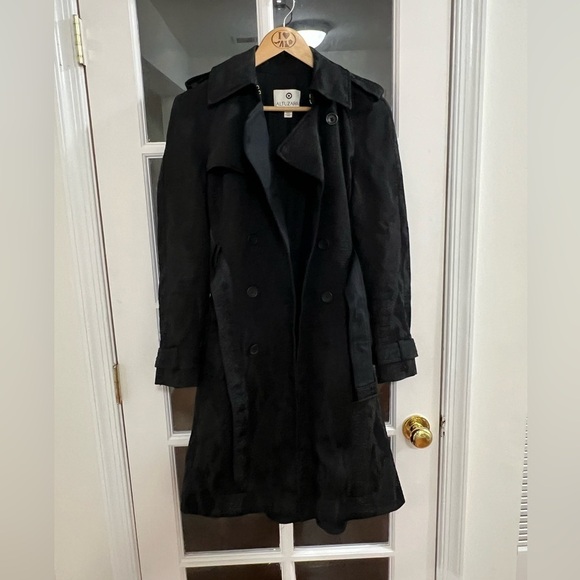 Altuzarra For Target Snakeskin Double Breasted Trench Coat - Size XS - Picture 3 of 12